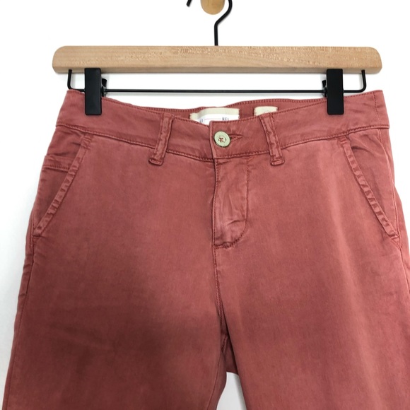 Anthro Hei Hei Abroad Sateen Skinny Trousers - Picture 7 of 8